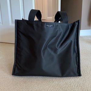 Authentic Kate Spade black diaper bag/ tote